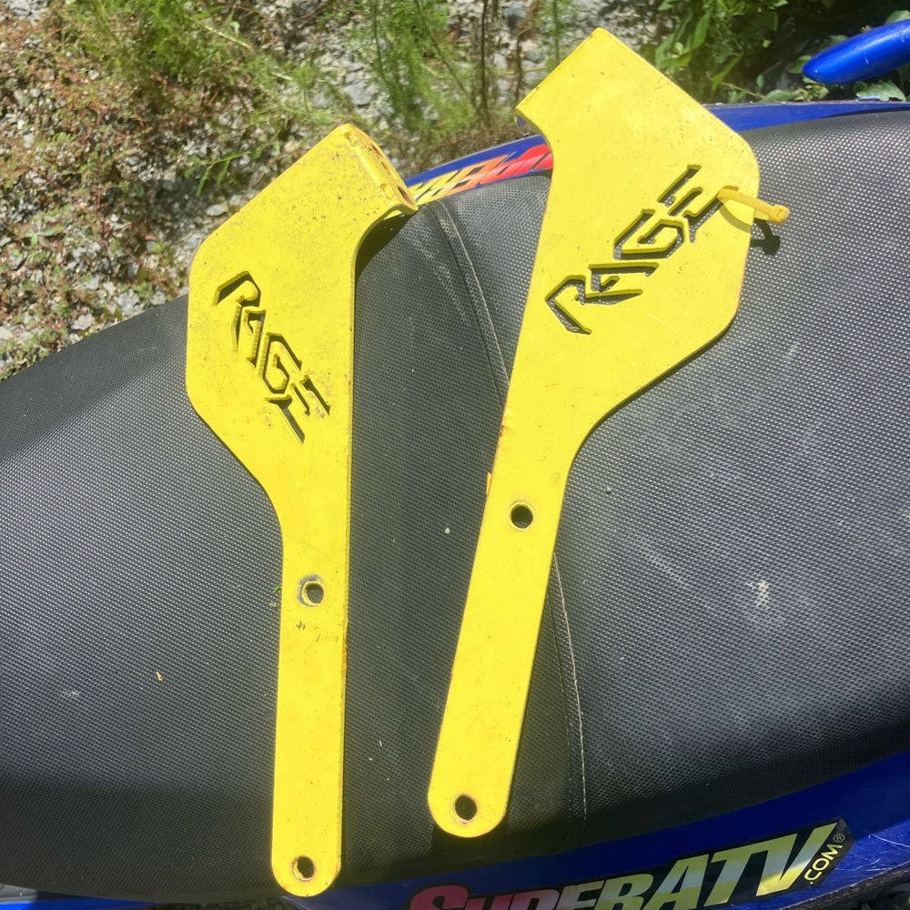 Yellow Rage Motorcycle Guards - Picture 3 of 7